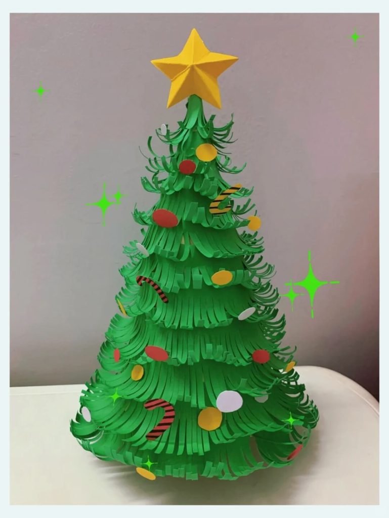Рождественская елка ручной работы
